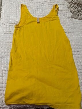 Yahada Bright Yellow Girls' Tank Top